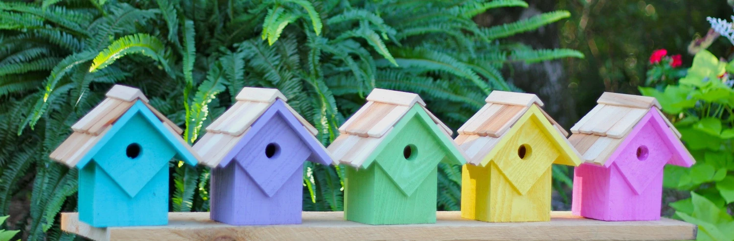 Bird Houses Heartwood Summer Home Bird House, 5pk