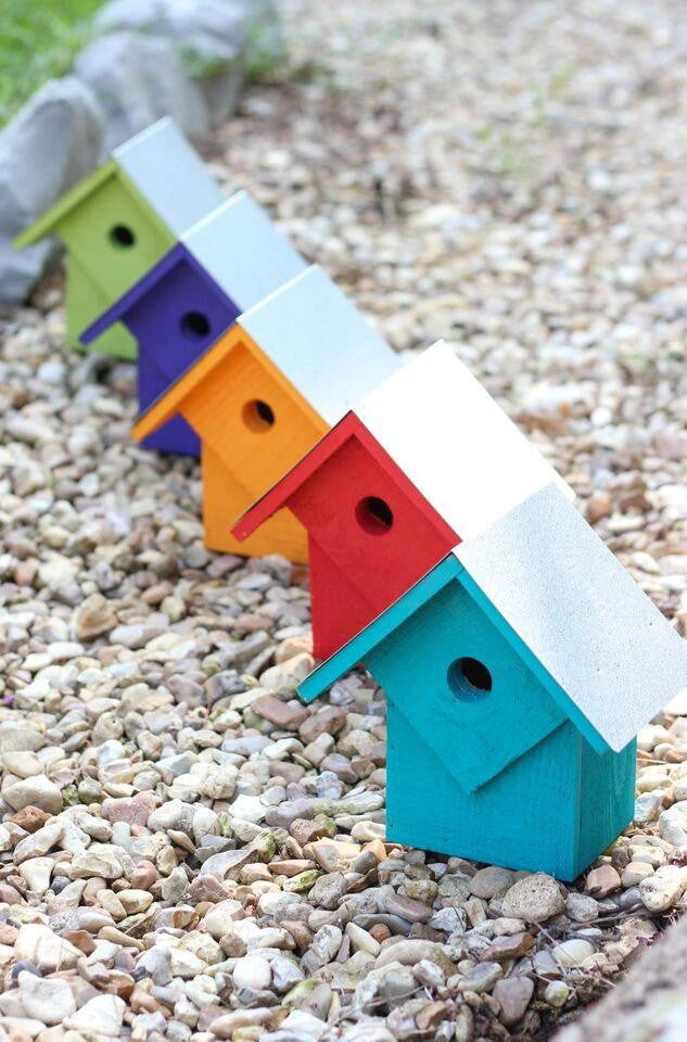 Bird Houses Heartwood Summer Home Bird House, 5pk
