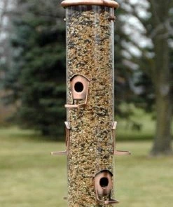 Woodlink / Audubon Woodlink Coppertop Bird Feeder - Mega Tube Bird Feeders