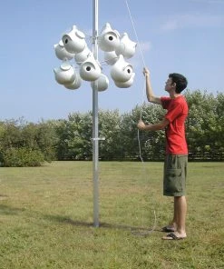 Troyer Purple Martin Deluxe 12 Rack System Without Gourds Purple Martin Houses