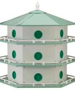 Heath Mfg. Co Heath Aluminum 18-Room Deluxe Martin House Purple Martin Houses