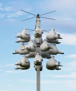 Purple Martin Deluxe Gourd Rack System With 18 Troyer Gourds Purple Martin Houses