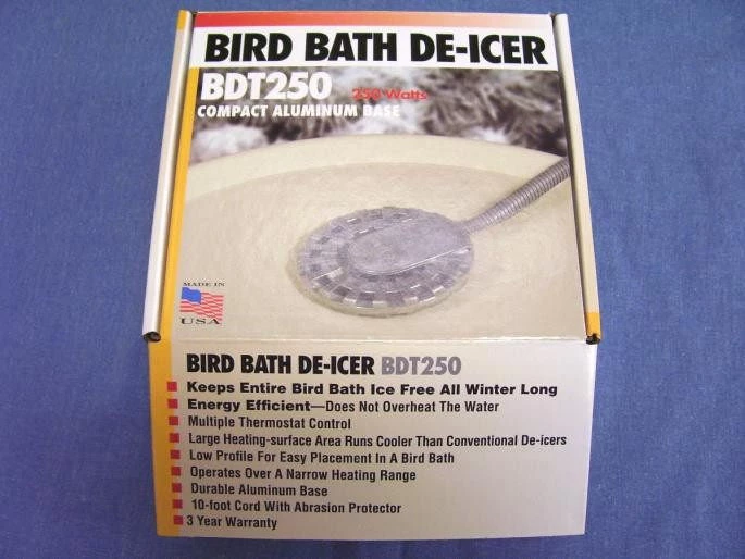Birds Choice 250 Watt Birdbath Heater And De-Icer