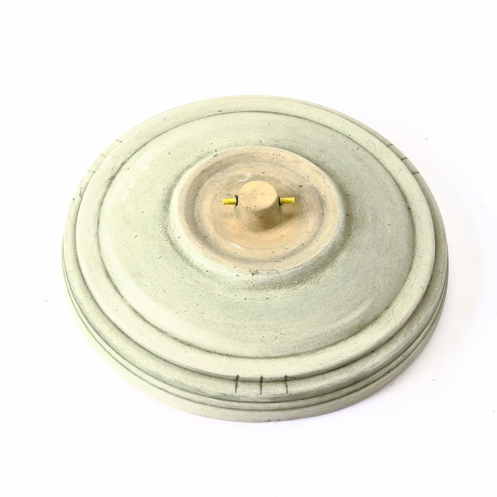 Birds Choice Bird Baths Hand-Crafted Glazed Clay Bluebird Birdbath