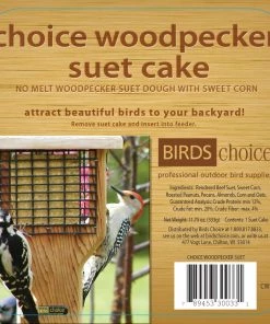 Birds Choice Woodpecker Suet Cake - No Melt 12 Pack