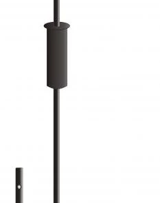 Birds Choice 1" Round Pole Kit - 60" Tall