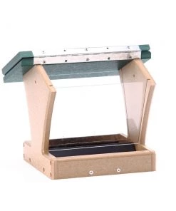 Birds Choice Recycled 4 Quart 2-Sided Hopper Feeder Bird Feeders