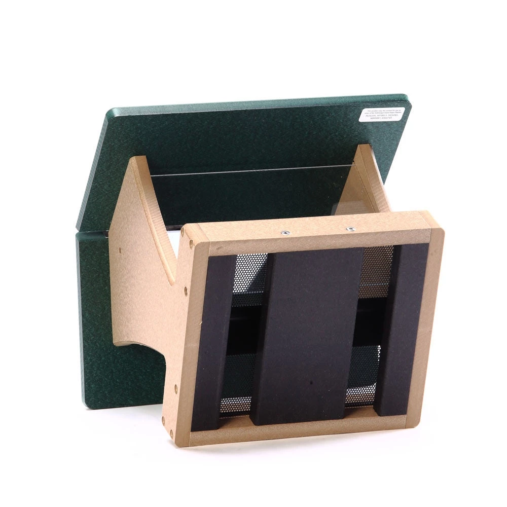 Birds Choice Recycled 4 Quart 2-Sided Hopper Feeder Bird Feeders