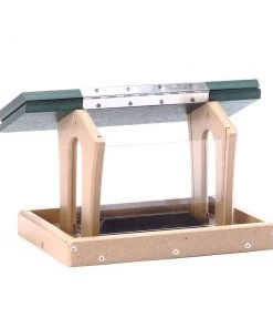 Bird Feeders Birds Choice Recycled 3 Quart 4 Sided Hopper Feeder