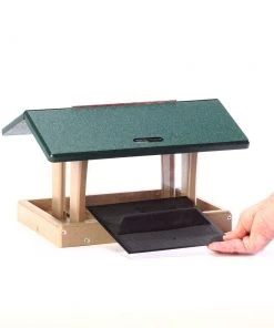 Bird Feeders Birds Choice Recycled 3 Quart 4 Sided Hopper Feeder