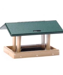 Bird Feeders Birds Choice Recycled 3 Quart 4 Sided Hopper Feeder