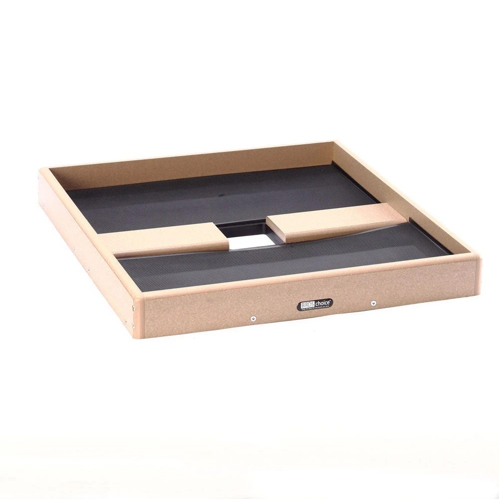 Birds Choice Recycled 4 X 4 Post Mount Seed Catcher Platform